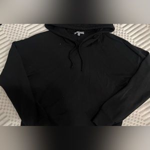 Charlotte russe Long Sleeve Cropped Hoodie